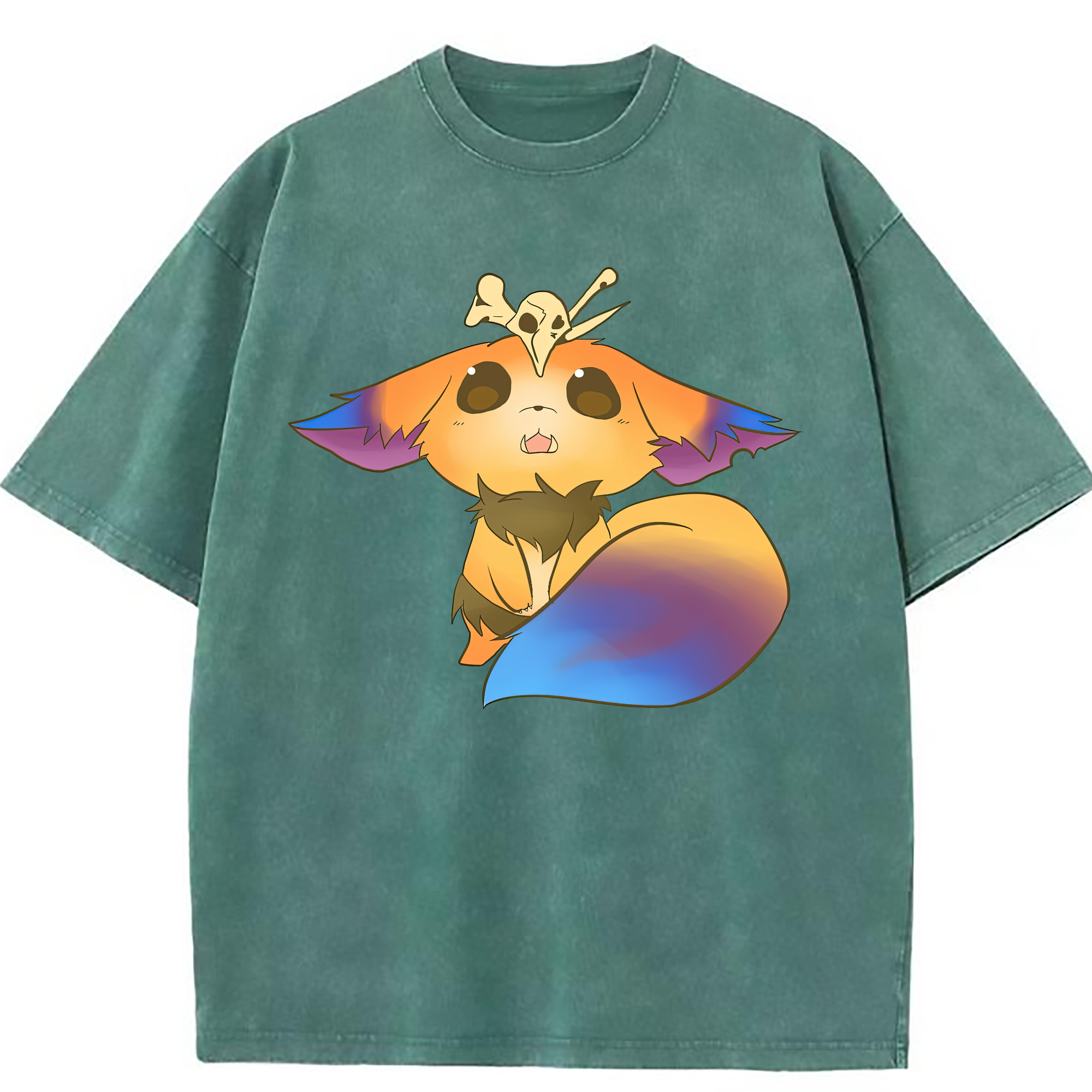 （画像用） リーグ・オブ・レジェンド League of Legends LOL 綿100% ヴィンテージ風 半袖Tシャツ（フロントプリント）